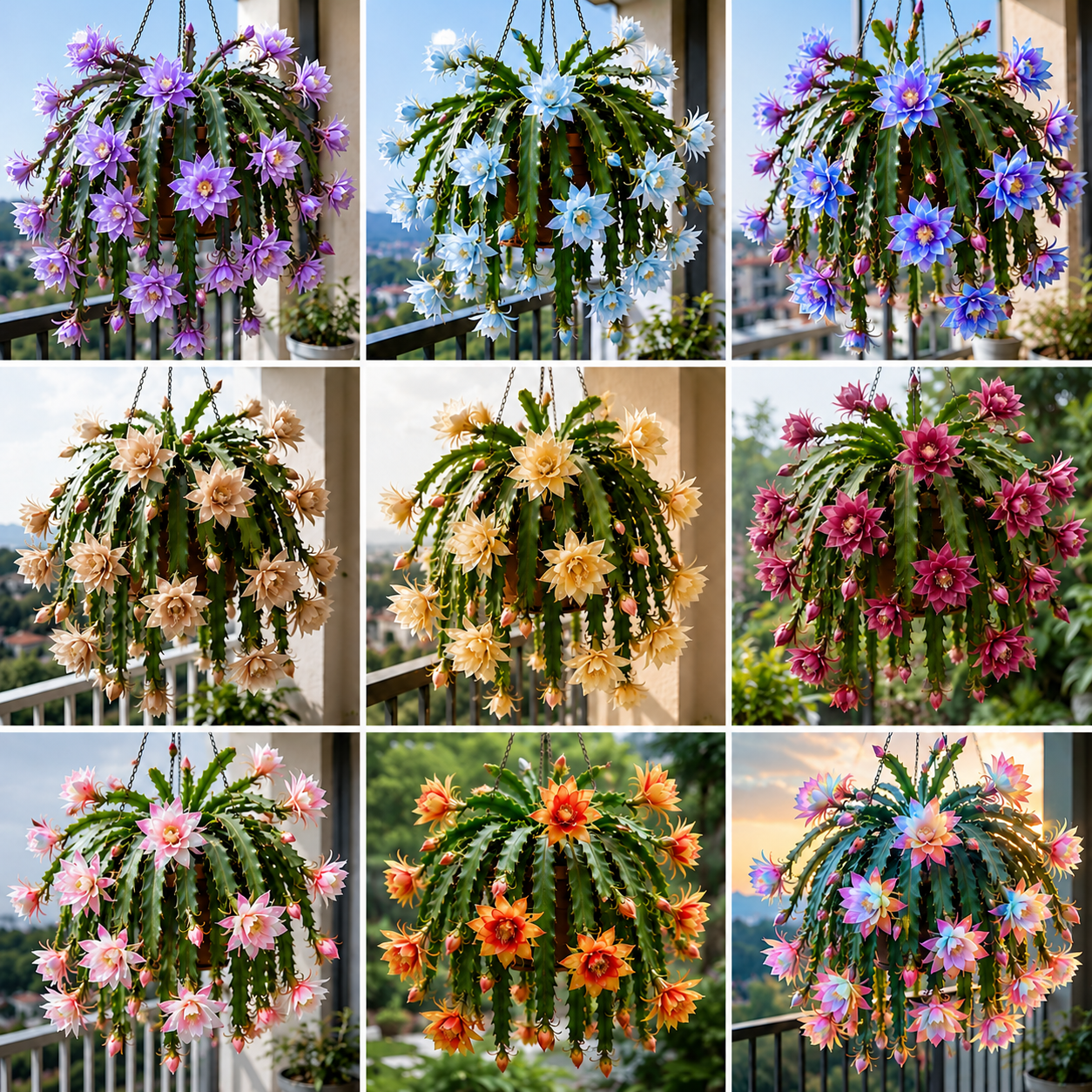 🌸 Rare Epiphyllum Orchid Cactus – Stunning Exotic Blooms