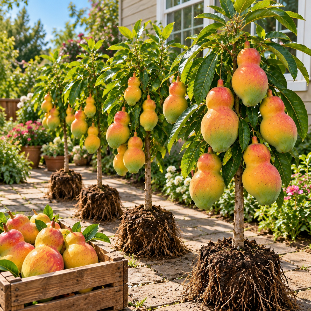 🥭 Rare Gourd Mang Bulbs – Grow Your Own Unique Mango Tree