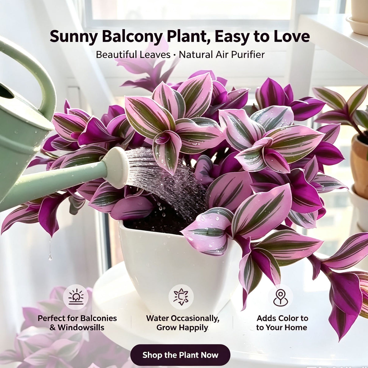 Oil Painting Tradescantia Bulbs