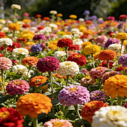 🌺Double-Flowered Mixed Zinnia Seeds