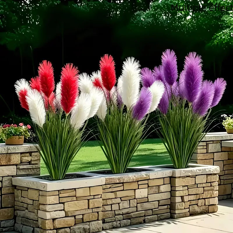 🪶Vibrant Mixed‑Color Ornamental Pampas Grass Seeds | Elegant Tall Feathery Garden Grass