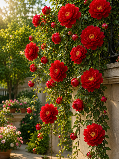 Rare Double Climbing Peonies &🌺 That Bloom Big & Beautiful