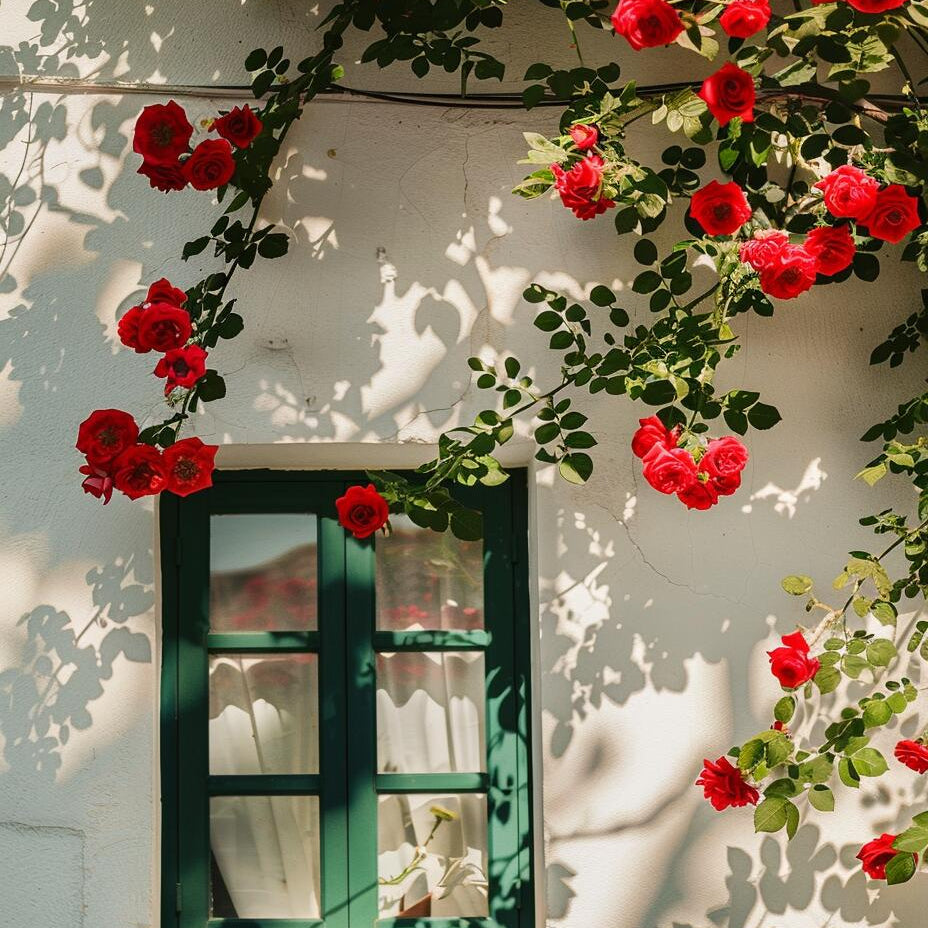 🌹 Rare Climbing Rose Seeds –  Fast-Growing Fragrant Blooming Vines