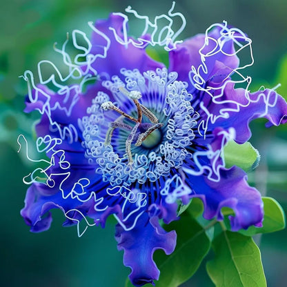 🌸 Purple Passionflower Seeds – Grow Your Own Exotic Paradise!