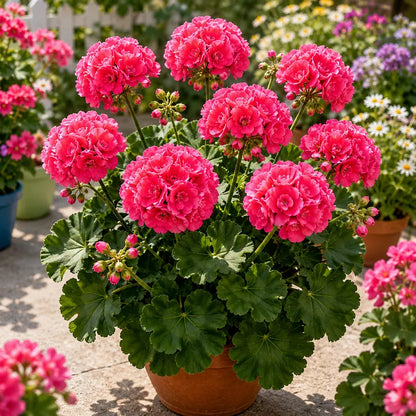 🌸 Rare Double Geranium Plants – Endless Blooms & Stunning Rose-Like Flowers ✨