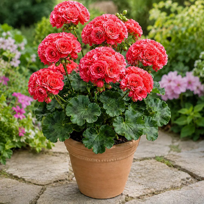 🌸 Rare Double Geranium Plants – Endless Blooms & Stunning Rose-Like Flowers ✨