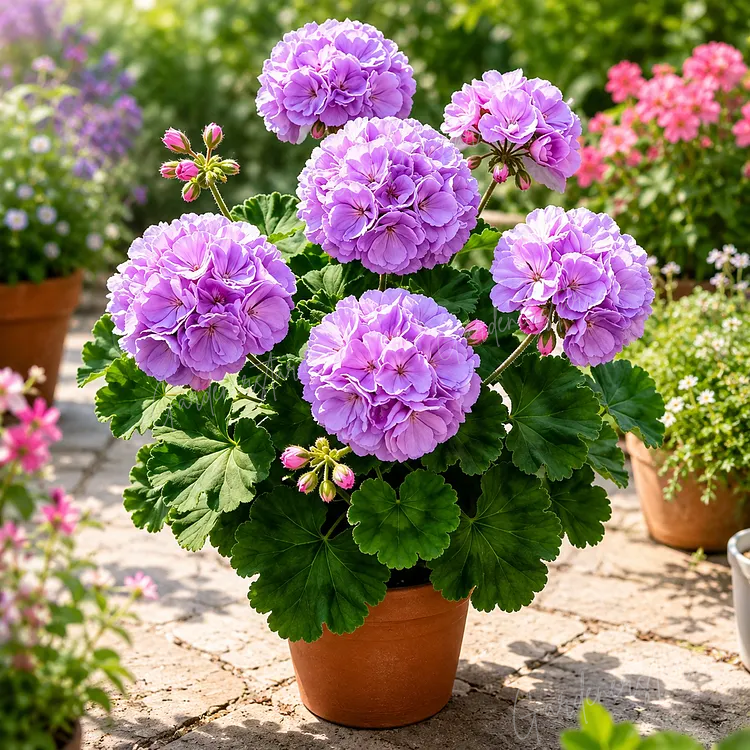🌸 Rare Double Geranium Plants – Endless Blooms & Stunning Rose-Like Flowers ✨