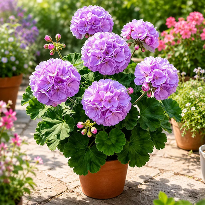 🌸 Rare Double Geranium Plants – Endless Blooms & Stunning Rose-Like Flowers ✨