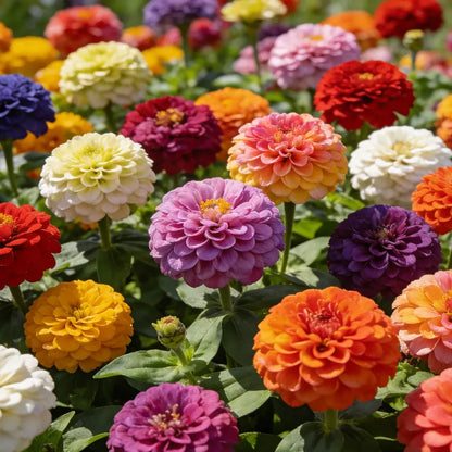 🌺Double-Flowered Mixed Zinnia Seeds