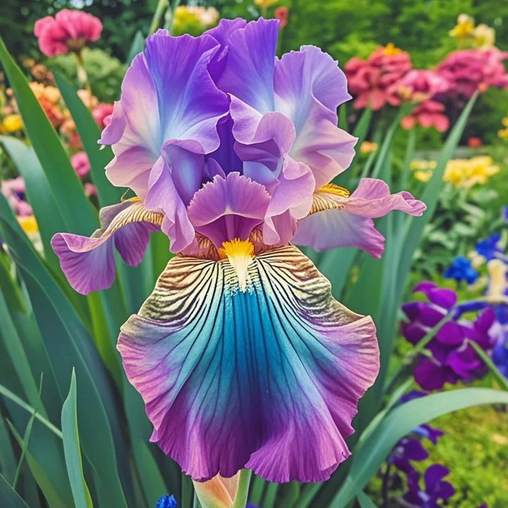 Black Starry Night-Rare Iris Bulbs⚜️