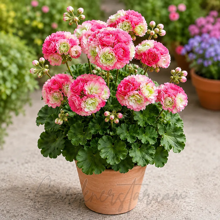🌸 Rare Double Geranium Plants – Endless Blooms & Stunning Rose-Like Flowers ✨