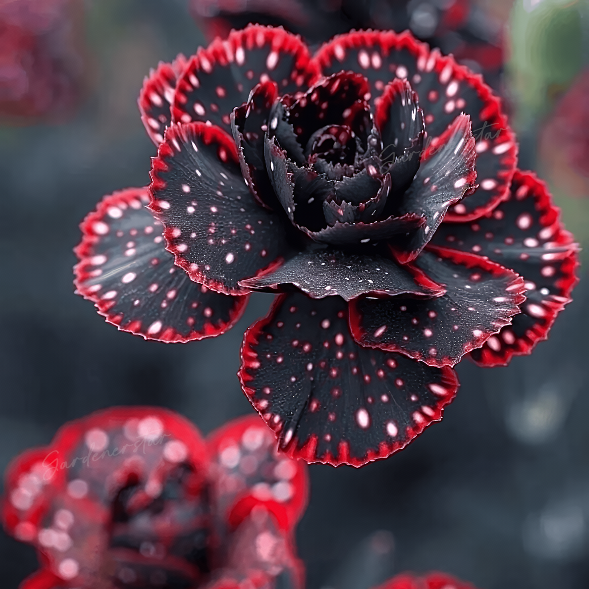 Rare Black and Red Bicolor Series Flower Seeds