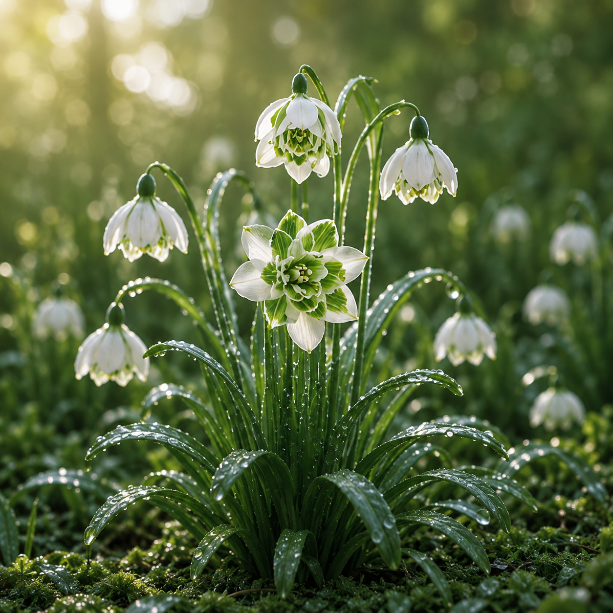Double Snowdrop Bulbs-Small Flowers, Big Garden Impact✨
