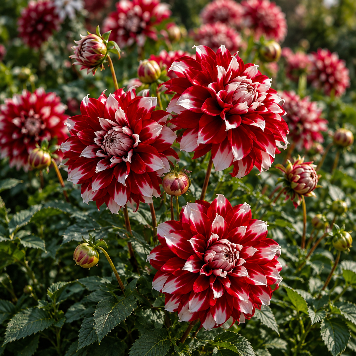 🎅🌸  'Santa Claus' Dahlia Bulbs