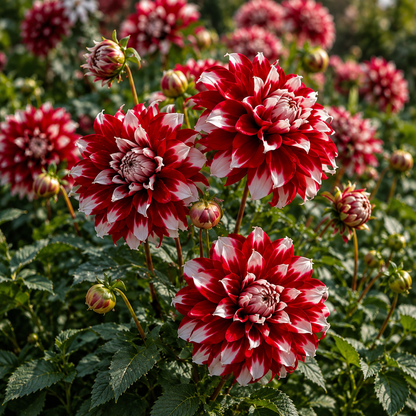 🎅🌸  'Santa Claus' Dahlia Bulbs