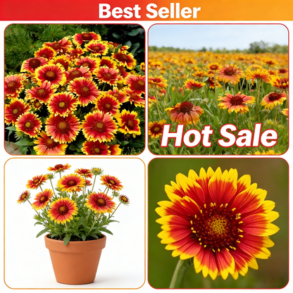 Gaillardia Blanket Flower Seeds – Easy-Grow, Drought-Tolerant, Long-Blooming Color for Beginner Gardeners
