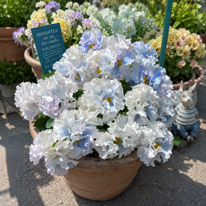 Double Ruffled Pansy Seeds-Rich Ruffled Texture