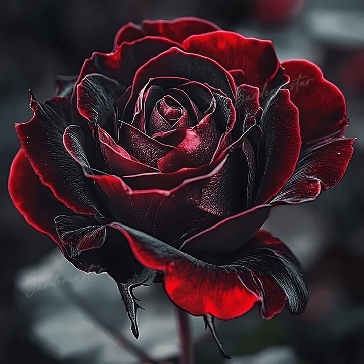 Rare Black and Red Bicolor Series Flower Seeds