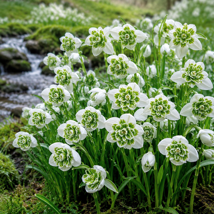 Double Snowdrop Bulbs-Small Flowers, Big Garden Impact✨