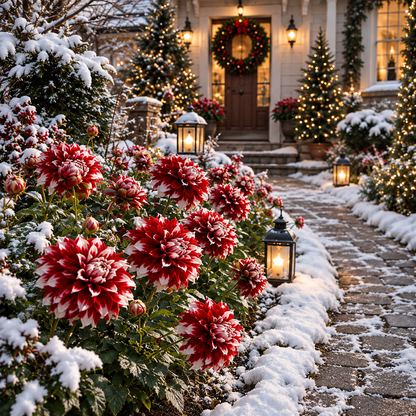 🎅🌸  'Santa Claus' Dahlia Bulbs
