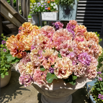 Double Ruffled Pansy Seeds-Rich Ruffled Texture
