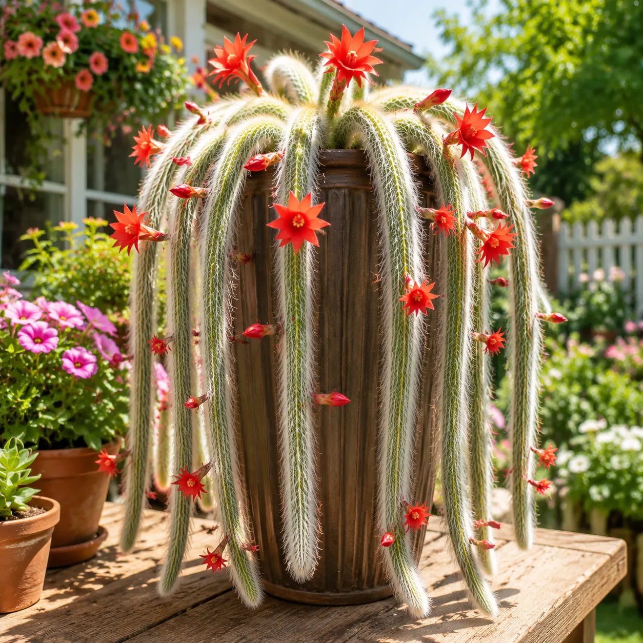 🔥Rare Monkey Tail Cactus 🌵The Internet's Favorite Fuzzy Cactus