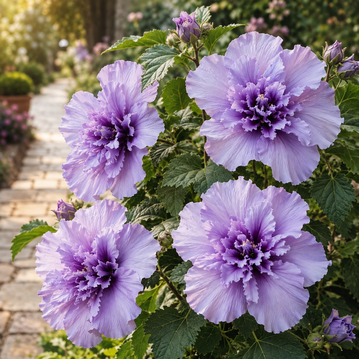 🌸 Rare Ruffled Jewel Flower Bulbs – Giant Layered Blooms for Elegant Gardens & Patios