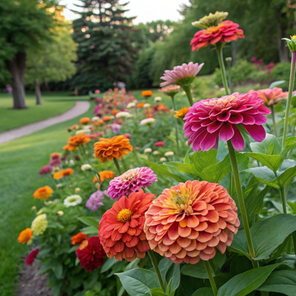 🌺Double Zinnia Mixed Color Seeds
