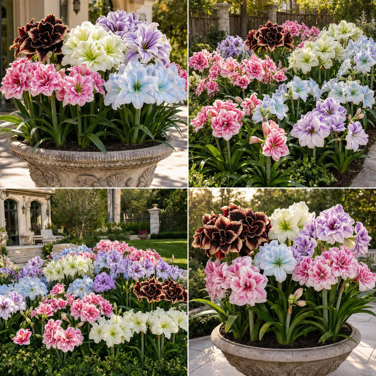 🌺Giant Double Perfume Amaryllis Bulbs—Blooming In 40 Days