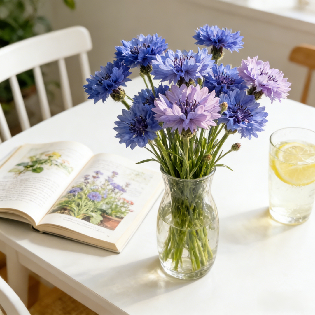 🌼 Cornflower Seeds – Grow Elegant Wildflowers with Stunning Blue Blooms