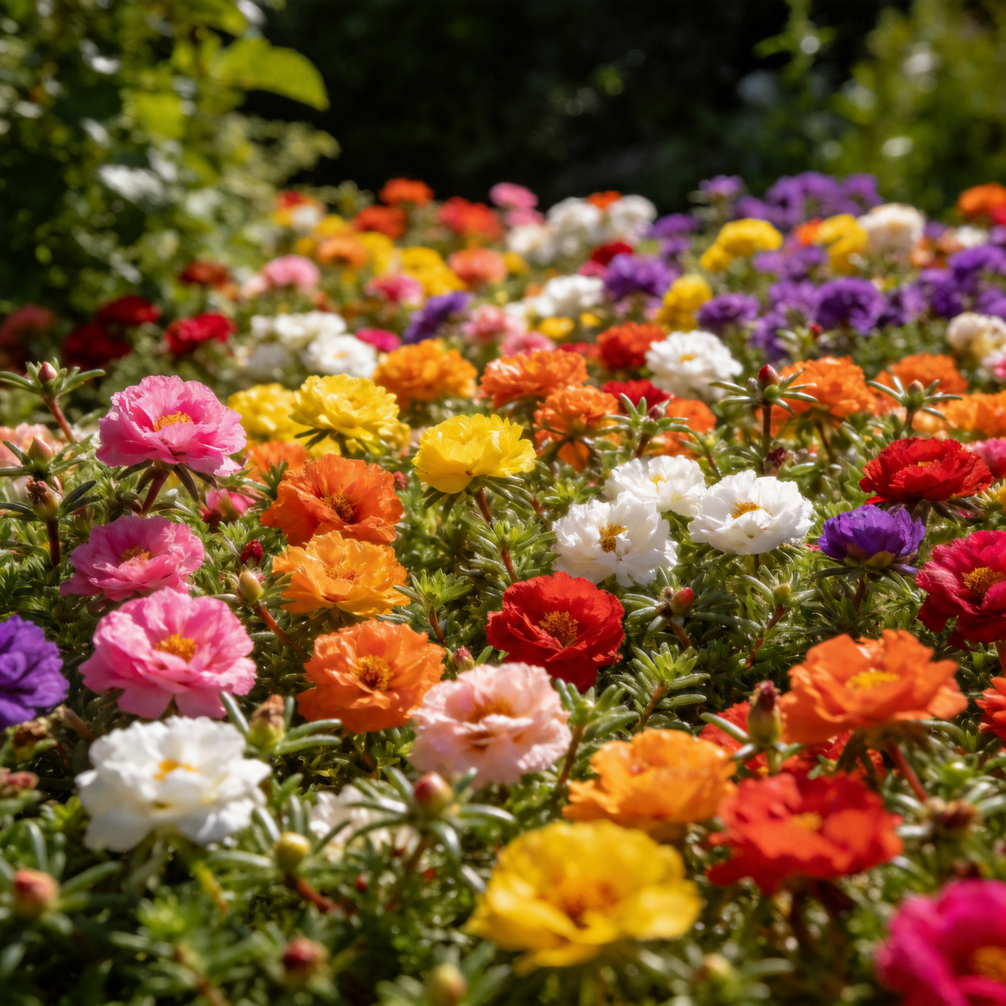 Moss Rose Seeds – Easy Colorful Blooms for Pots, Beds & Balconies