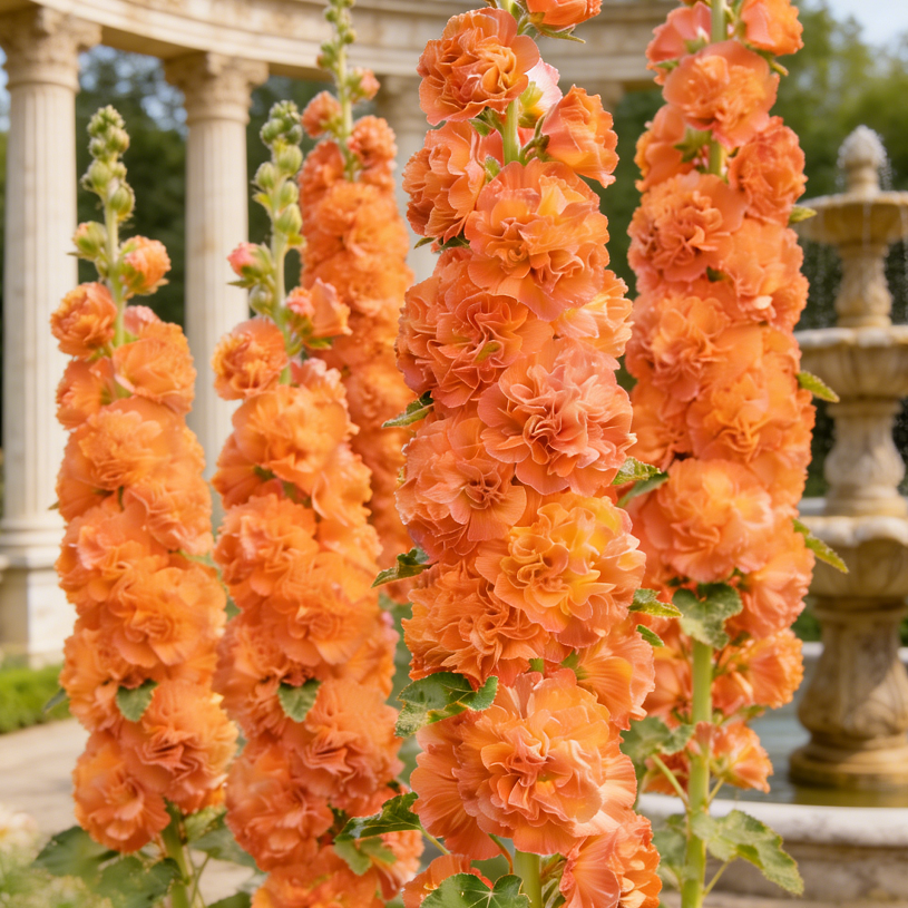 🌸Double Fragrant Hollyhock Seeds