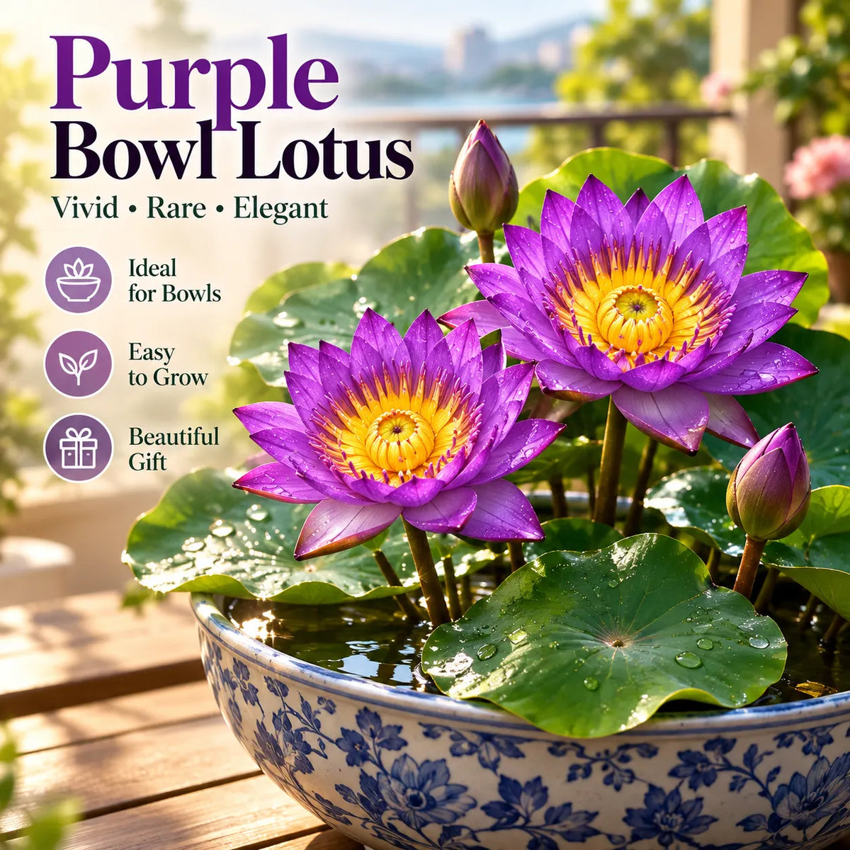 🪷Water lily - The Sacred Bonsai Lotus Flower