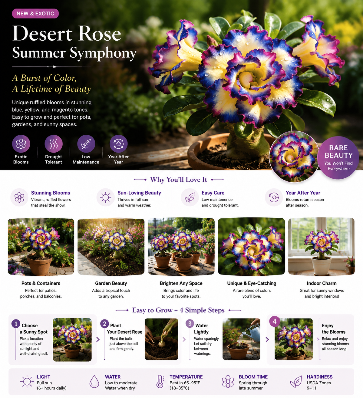 🌵🌺Desert Rose Bulbs