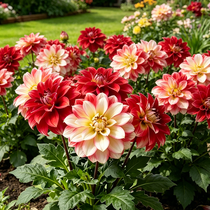 🌸Premium Double Dwarf Dahlia Seeds🏷️Limited-Time Offer
