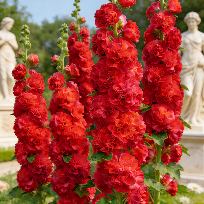 🌸Double Fragrant Hollyhock Seeds