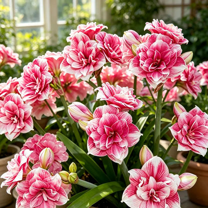 🌺Giant Double Perfume Amaryllis Bulbs—Blooming In 40 Days