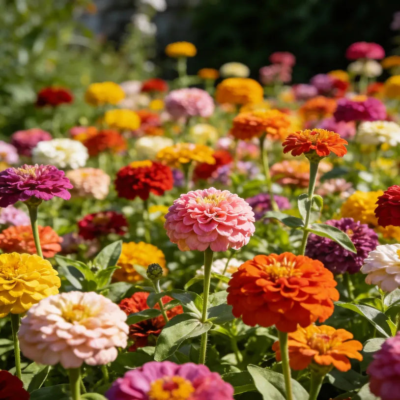 🌺Double-Flowered Mixed Zinnia Seeds