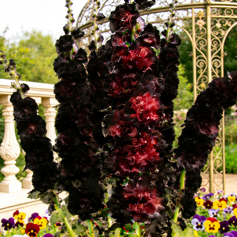 🌸Double Fragrant Hollyhock Seeds