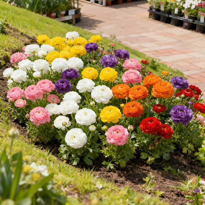 🌹Ranunculus Premium Mix Corms – Easy to Grow