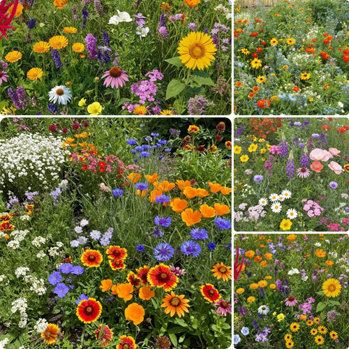 Summer Hardy Wildflower Seeds – Thrive in Heat, Bloom All Year Long,Flower Sea☀️