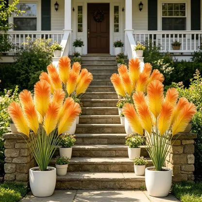 🪶Vibrant Mixed‑Color Ornamental Pampas Grass Seeds | Elegant Tall Feathery Garden Grass