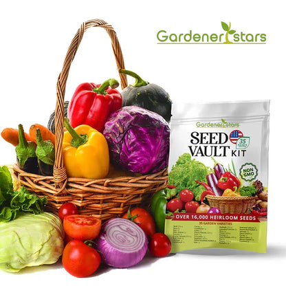 Vegetable Seed Vault Kit | 35 Variety Pack