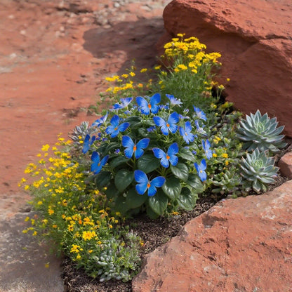 🏆 50K+ SOLD! 🦋🌹 Moonlight Butterfly Flower Seeds – Fall & Winter Planting, Perennial Blooms & Stunning Garden Elegance 🍂