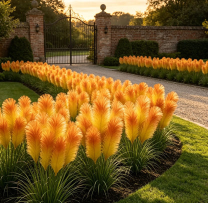 🪶Vibrant Mixed‑Color Ornamental Pampas Grass Seeds | Elegant Tall Feathery Garden Grass