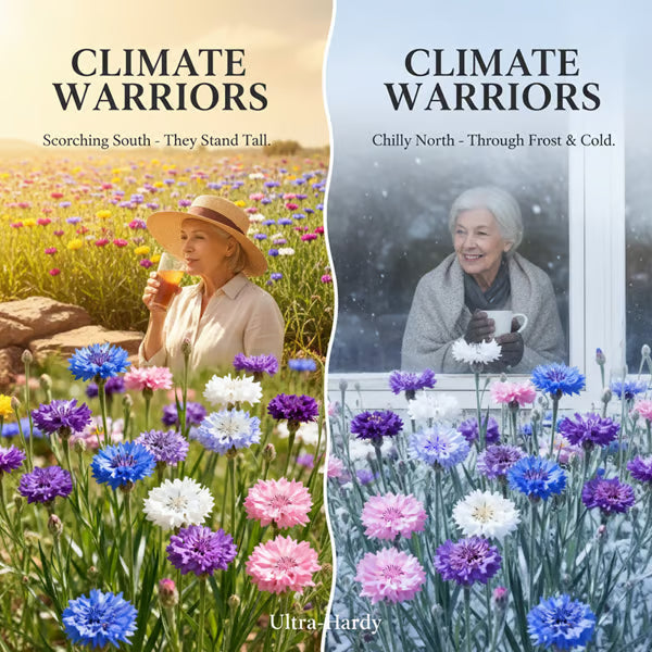 🌼 Premium Cornflower Seeds – The "Unstoppable" Wildflower That Grows Anywhere