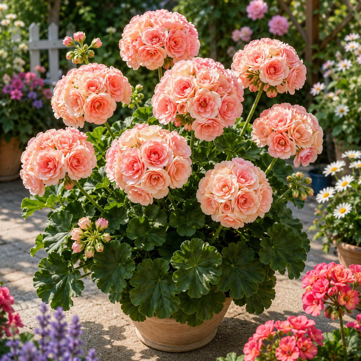🌸 Rare Double Geranium Plants – Endless Blooms & Stunning Rose-Like Flowers ✨