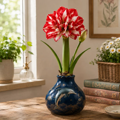 🌺 Waxed Double Amaryllis Bulbs – No Soil, No Water, Just Watch It Grow