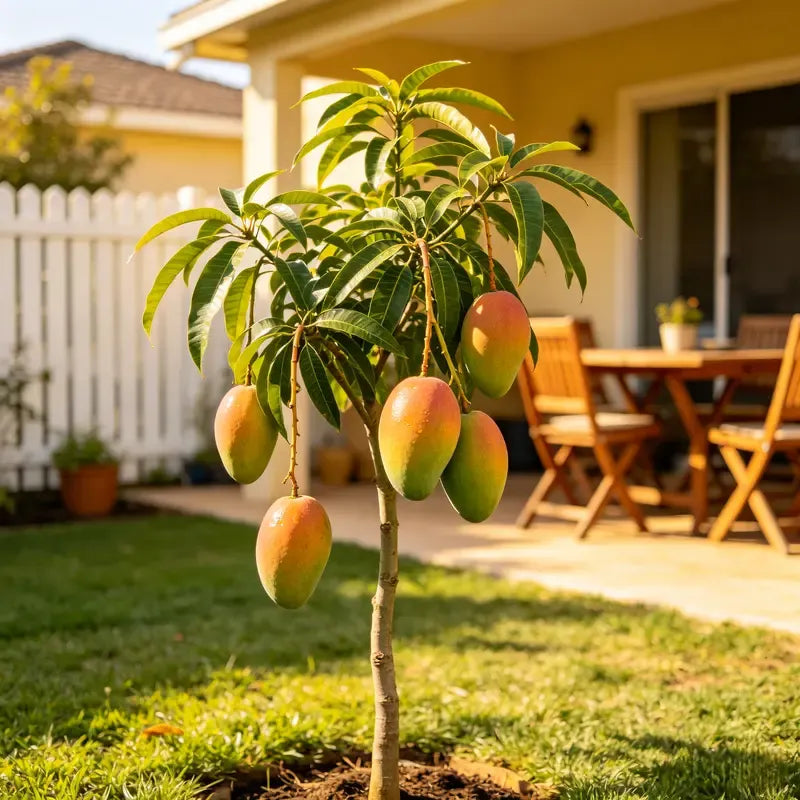 🥭 Sweet 'Golden Honey' Dwarf Mango Tree Seeds (Grow at Home)
