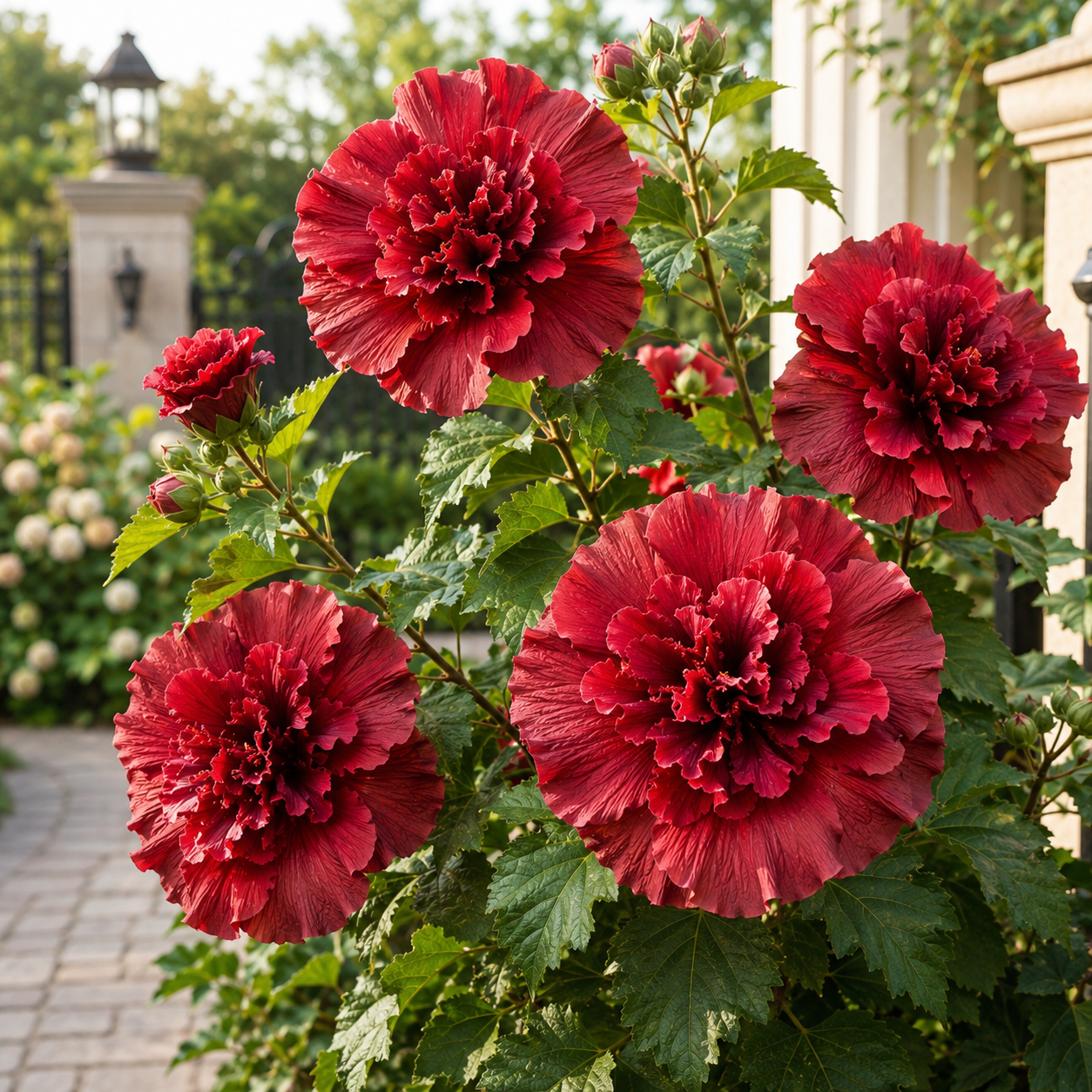 🌸 Rare Ruffled Jewel Flower Bulbs – Giant Layered Blooms for Elegant Gardens & Patios